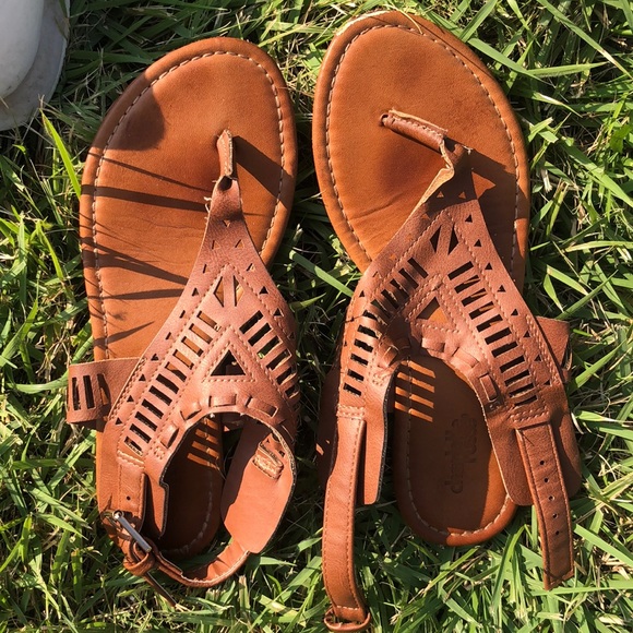 Charlotte Russe Shoes - Brown Charlotte Russe sandals